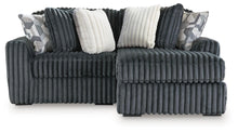 Load image into Gallery viewer, Midnight-Madness Sectional with Chaise - Gunmetal