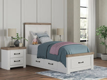 Load image into Gallery viewer, Ashley Savonport Twin Panel Storage Bed — Plus