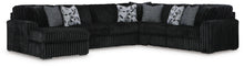 Load image into Gallery viewer, Midnight-Madness Sectional with Chaise - Onyx