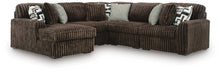 Load image into Gallery viewer, Midnight-Madness Sectional with Chaise - Chocolate