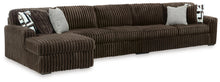 Load image into Gallery viewer, Midnight-Madness Sectional with Chaise - Chocolate