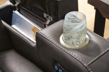 Load image into Gallery viewer, Fyne-Dyme Power Reclining Loveseat with Console