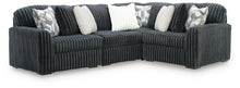 Load image into Gallery viewer, Midnight-Madness Sectional - Gunmetal