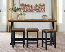 Load image into Gallery viewer, Wildenauer Counter Height Dining Table and 3 Barstools Set
