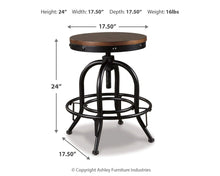 Load image into Gallery viewer, Valebeck Counter Height Bar Stool