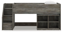 Load image into Gallery viewer, Frandern Loft Bed with Bookcase Storage