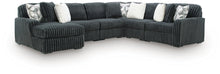 Load image into Gallery viewer, Midnight-Madness Sectional with Chaise - Gunmetal