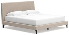 Load image into Gallery viewer, Cielden Upholstered Bed with Roll Slats
