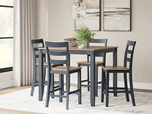 Load image into Gallery viewer, Gesthaven Counter Height Dining Table and 4 Barstools (Set of 5)