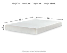 Load image into Gallery viewer, Chime 8 Inch Memory Foam Mattress in a Box