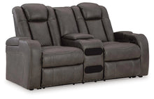 Load image into Gallery viewer, Fyne-Dyme Power Reclining Loveseat with Console