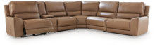 Load image into Gallery viewer, DeepWakes Reclining Sectional with Storage Console