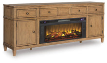 Load image into Gallery viewer, Sharlance 81" TV Stand with Electric Fireplace image