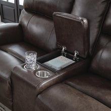 Load image into Gallery viewer, Crossplex Power Reclining Loveseat with Console