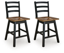 Load image into Gallery viewer, Wildenauer Counter Height Swivel Barstool