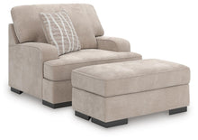 Load image into Gallery viewer, High Profile Chair & Ottoman Living Room Set