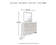 Load image into Gallery viewer, Altyra Dresser and Mirror