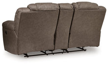 Load image into Gallery viewer, Lowilla Reclining Loveseat with Console - 46 Furniture and Mattress Gallery