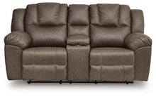 Load image into Gallery viewer, Lowilla Reclining Loveseat with Console - 46 Furniture and Mattress Gallery