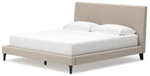 Load image into Gallery viewer, Cielden Upholstered Bed with Roll Slats
