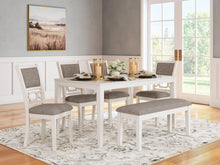 Load image into Gallery viewer, Erinberg Dining Table and 4 Chairs and Bench (Set of 6)