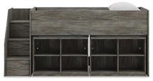 Load image into Gallery viewer, Frandern Loft Bed with Bookcase Storage