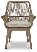 Load image into Gallery viewer, Beach Front Arm Chair with Cushion (Set of 2)