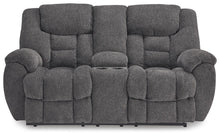 Load image into Gallery viewer, Foreside Reclining Loveseat with Console