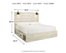 Load image into Gallery viewer, Cambeck Bed with 4 Storage Drawers