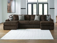 Load image into Gallery viewer, Midnight-Madness Sectional with Chaise - Chocolate