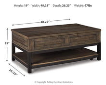 Load image into Gallery viewer, Johurst Coffee Table with Lift Top