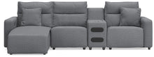 Load image into Gallery viewer, Modmax II Reclining Sectional with Chaise and Audio Console