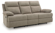 Load image into Gallery viewer, Side-Swipe Reclining Sofa with Drop Down Table