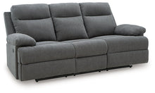 Load image into Gallery viewer, Side-Swipe Reclining Sofa with Drop Down Table