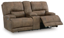 Load image into Gallery viewer, Beckley Place Power Reclining Loveseat with Console