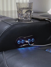 Load image into Gallery viewer, Fyne-Dyme Power Reclining Loveseat with Console