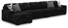 Load image into Gallery viewer, Midnight-Madness Sectional with Chaise