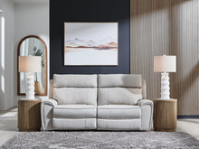 Load image into Gallery viewer, Social Pointe Reclining Loveseat - 46 Furniture and Mattress Gallery