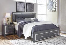 Load image into Gallery viewer, Lodanna Bed with 2 Storage Drawers image