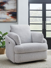 Load image into Gallery viewer, Alainmont Next-Gen Nuvella Swivel Power Recliner - 46 Furniture and Mattress Gallery