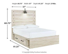 Load image into Gallery viewer, Cambeck Bed with 4 Storage Drawers