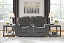 Load image into Gallery viewer, Foreside Reclining Loveseat with Console