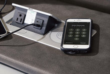 Load image into Gallery viewer, Fyne-Dyme Power Reclining Loveseat with Console - 46 Furniture and Mattress Gallery