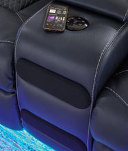 Load image into Gallery viewer, Fyne-Dyme Power Reclining Loveseat with Console - 46 Furniture and Mattress Gallery
