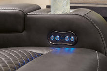 Load image into Gallery viewer, Fyne-Dyme Power Reclining Loveseat with Console - 46 Furniture and Mattress Gallery