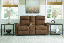Load image into Gallery viewer, Edenwold Reclining Loveseat with Console