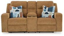 Load image into Gallery viewer, Kanlow Reclining Loveseat with Console