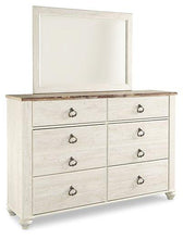 Load image into Gallery viewer, Willowton Dresser and Mirror image