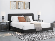 Load image into Gallery viewer, Cadmori King Upholstered Bed with Roll Slats
