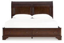 Load image into Gallery viewer, Trellington Sleigh Storage Bed